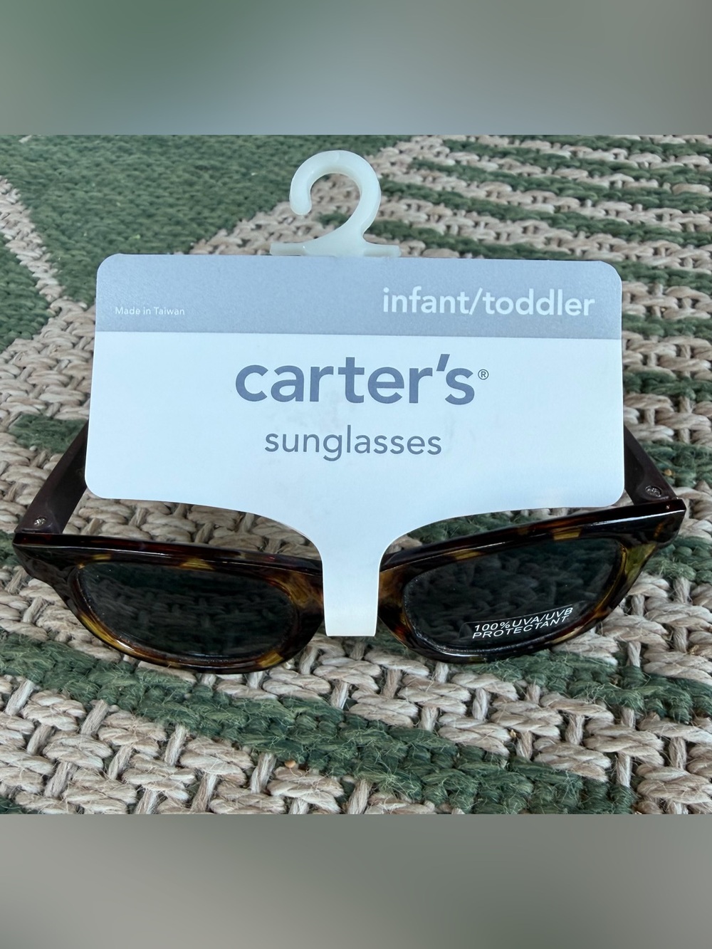 Carter's Tortoise Frame Sunglasses with Dark Lenses